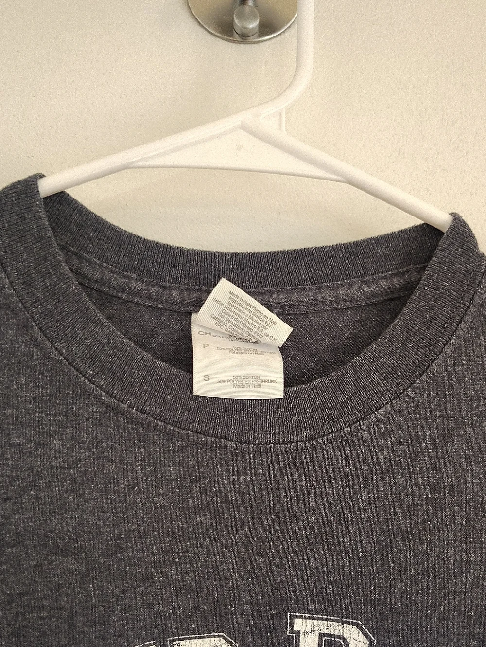 Champion Men's Heather Charcoal 'Outer Banks' Graphic Tee - Black/Gray - Picture 3 of 8